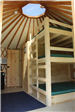 Yurt Interior - Bunk View