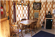 Yurt Interior - Dining Area
