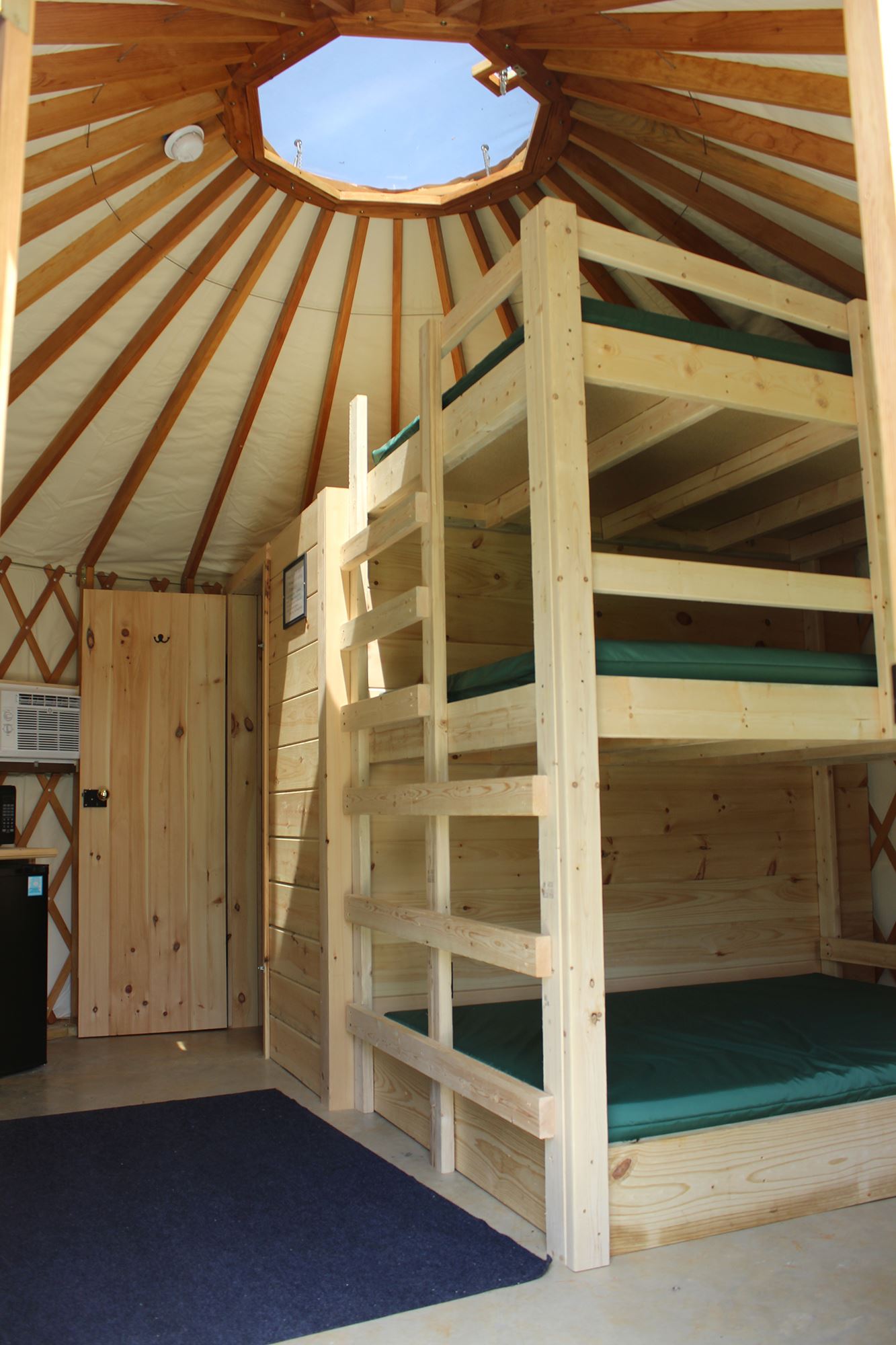 Yurt Interior - Bunk View