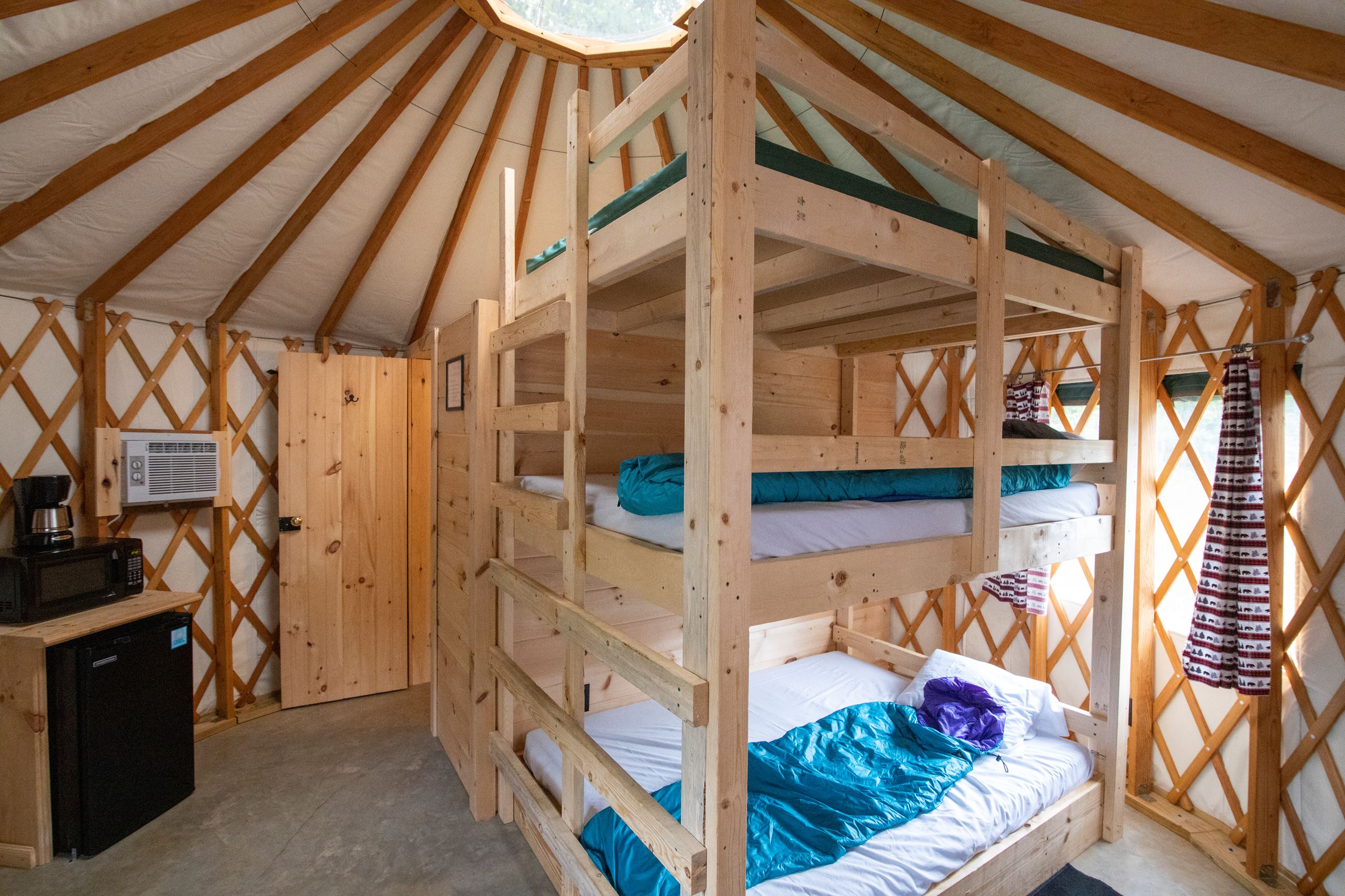 Yurt Interior Bunk
