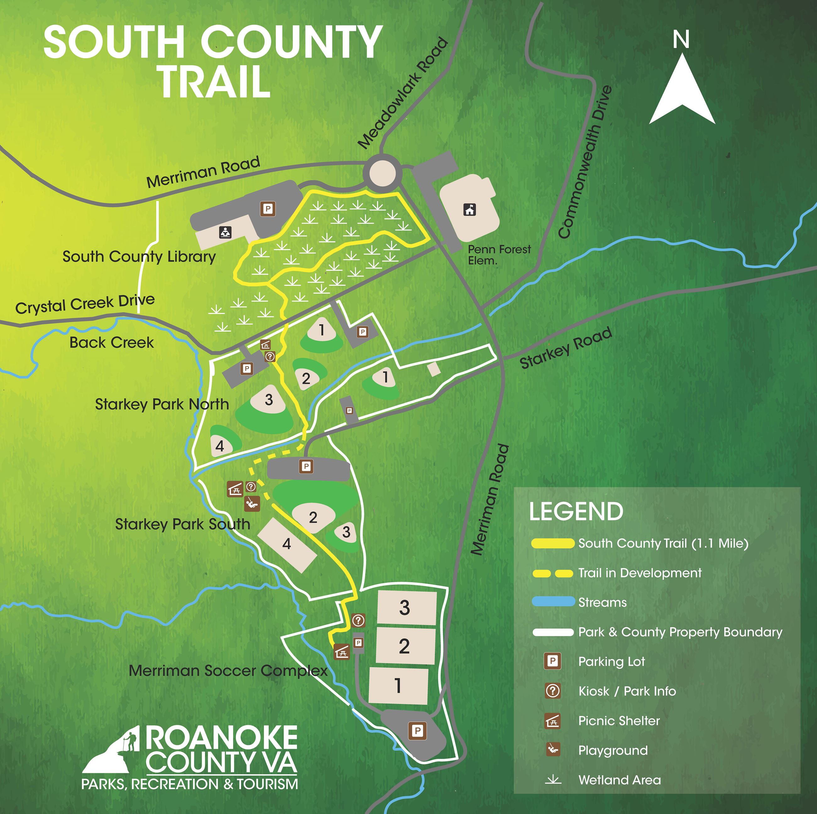 South County Trail Map 2024